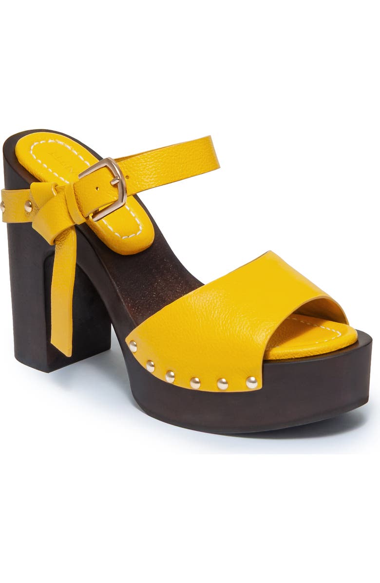 Bernardo 1946 Footwear Luxor Platform Clog, Alternate, color, Marigold
