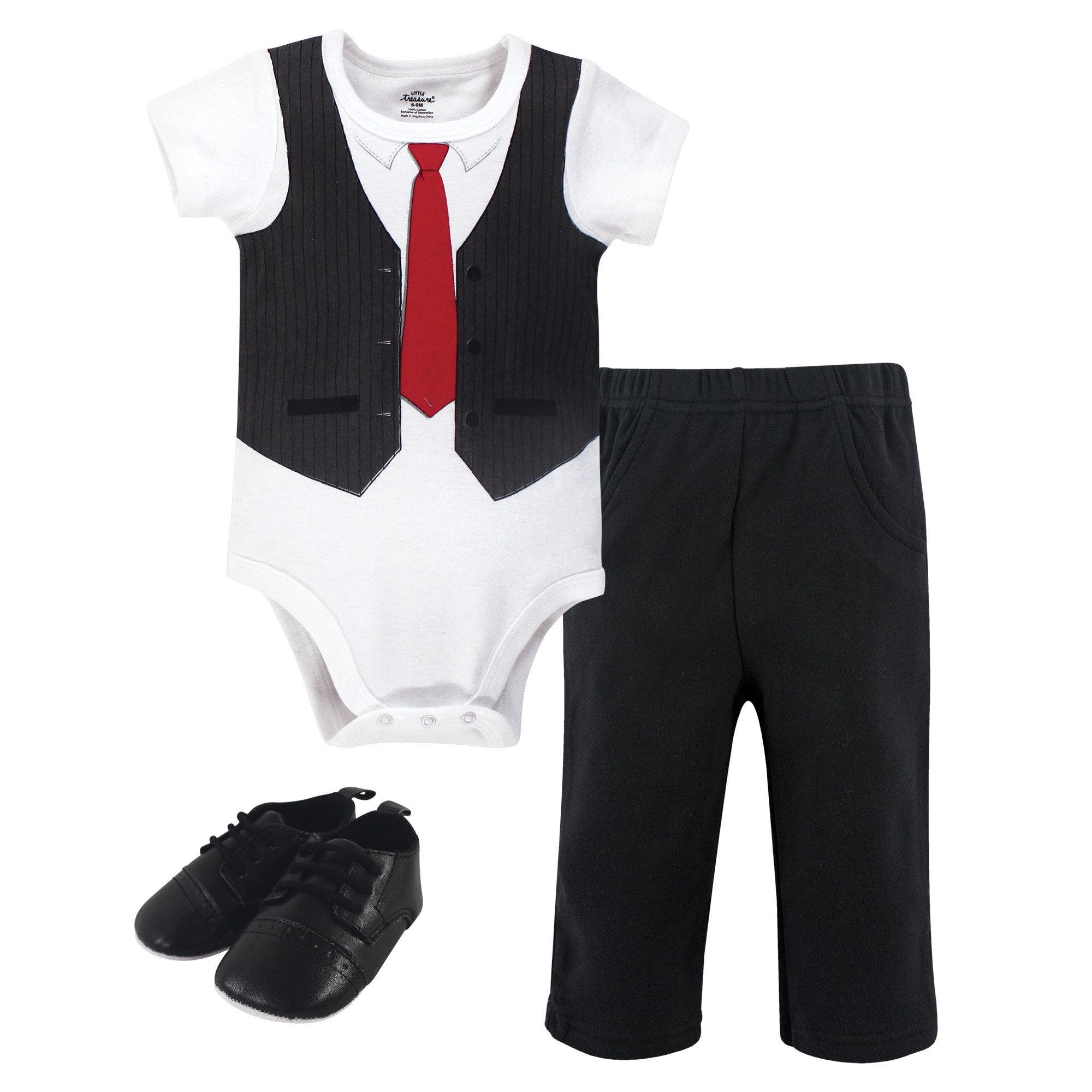 Black Red Vest