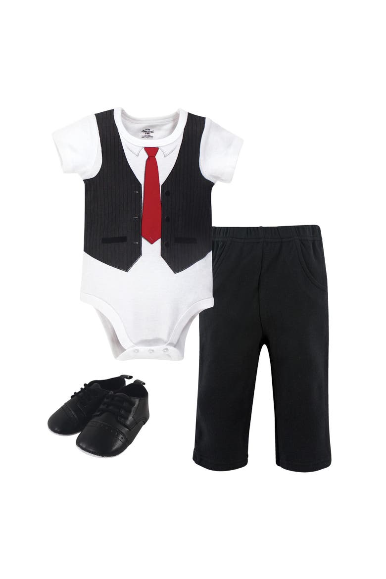 Cozy Cotton Outfit Collection, Main, color, Black Red Vest
