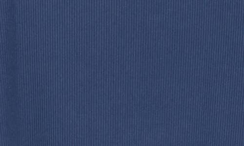 Melrose And Market Long Sleeve Fit & Flare Midi Dress In Blue
