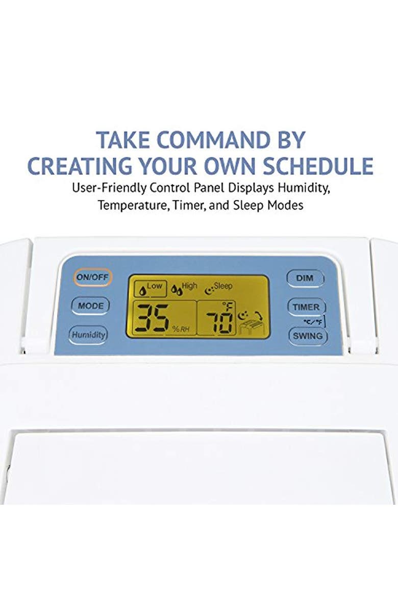 Ivation 13-Pint Small-Area DesIccant Dehumidifier for Bedroom or Bathroom for Spaces Up to 270 Sq Ft, Alternate, color, White