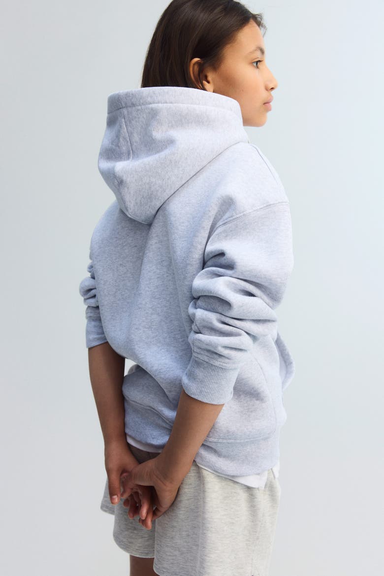 Hoodie, Alternate, color, Light gray melange-Old