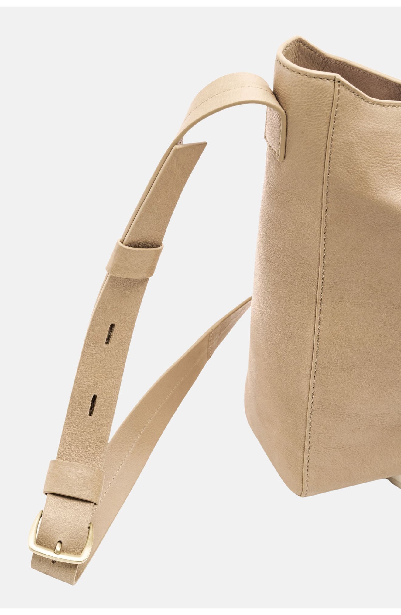 Brigitte Leather Crossbody Bag, Alternate, color, OATMEAL
