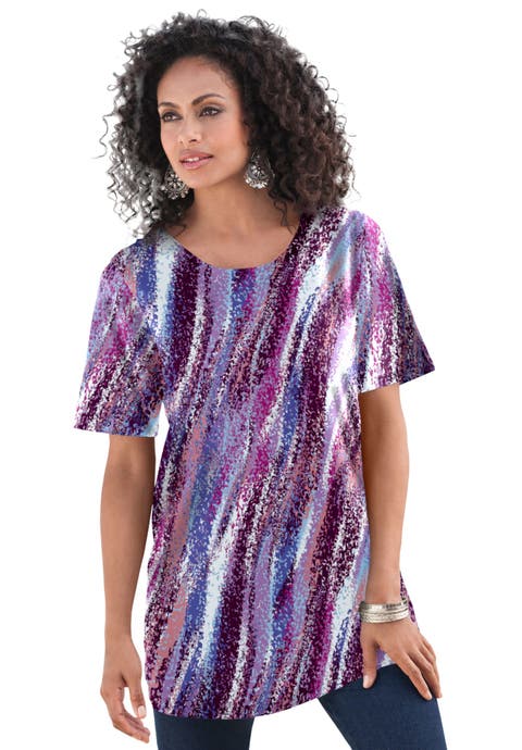 Plus Size Cotton Ultimate Crewneck Tee
