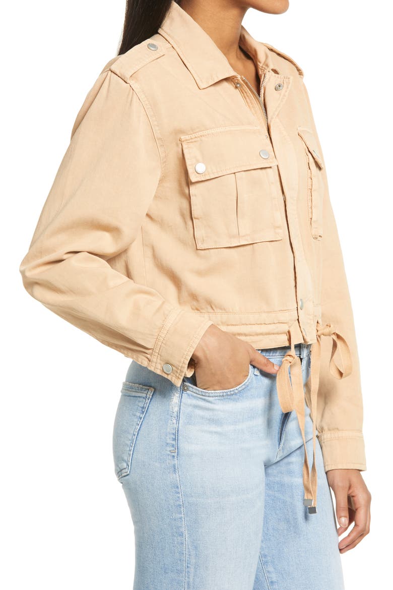 Twill Utility Jacket, Alternate, color, SUN BURN