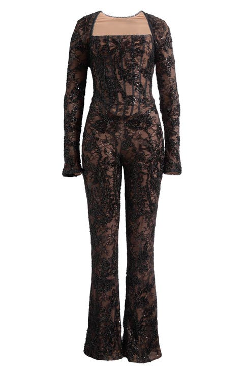 Anastasia Strapless Jumpsuit & Bolero