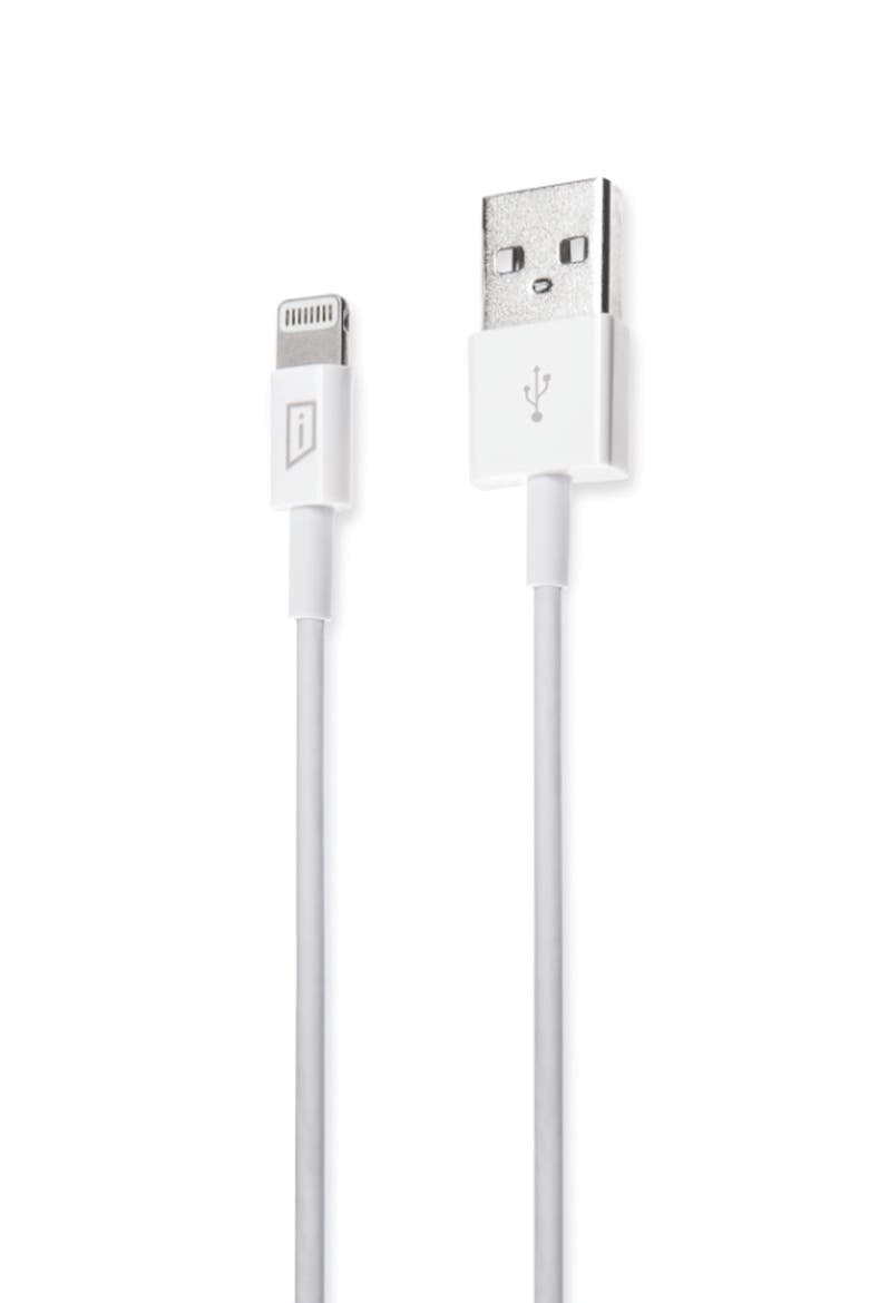 Three-Foot USB-A to Lightning Cable, Main, color, WHITE