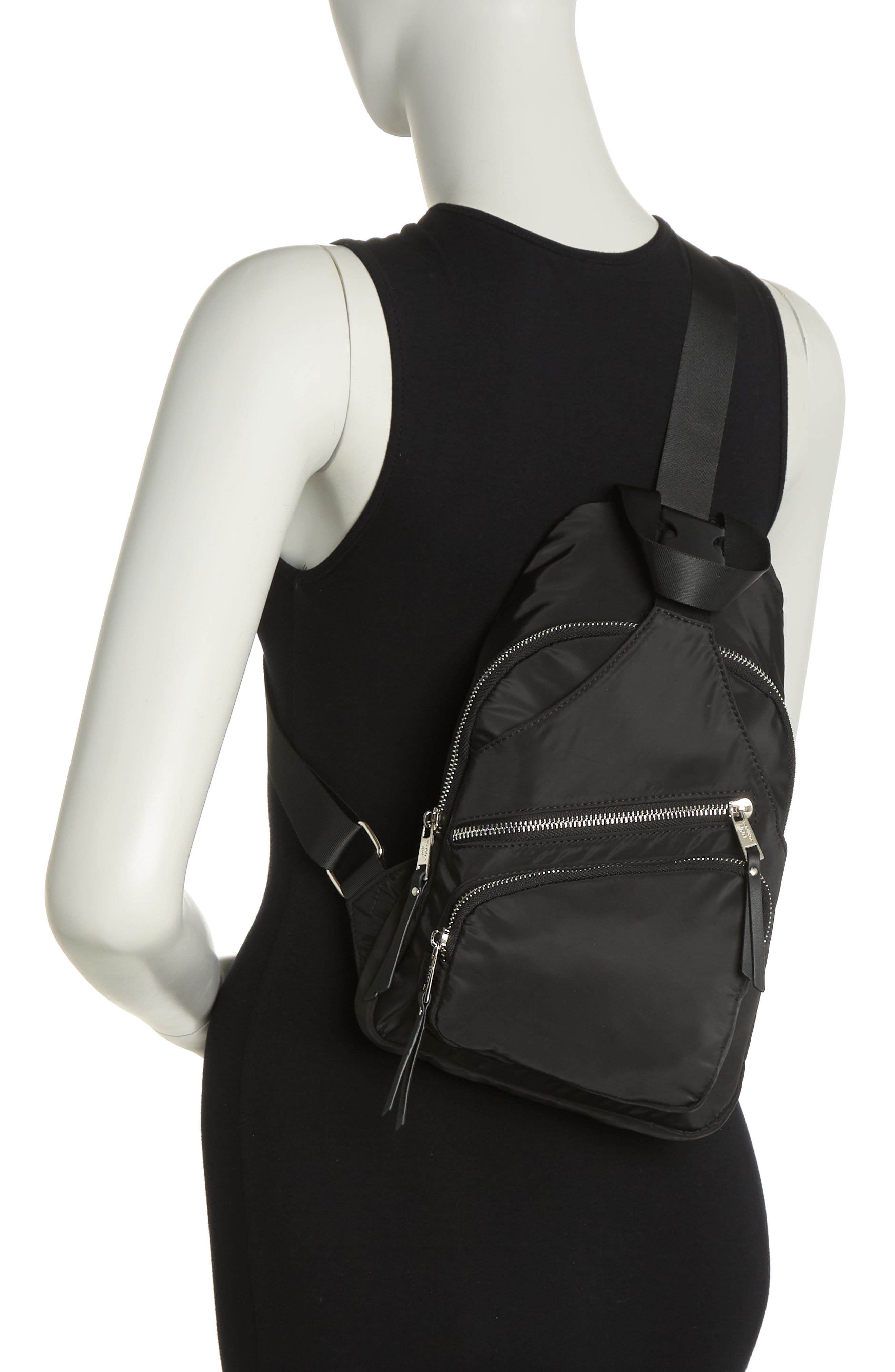 Madden Girl Sling Bag, Alternate, color, Black