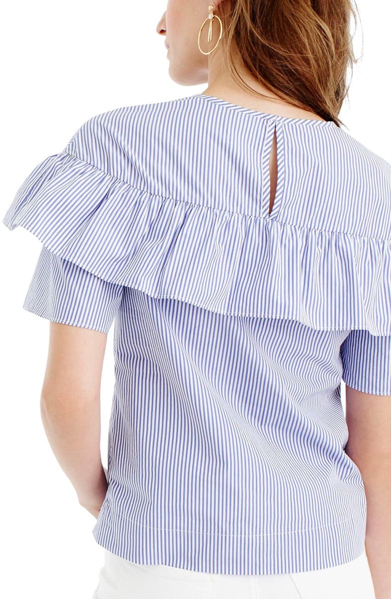 J.CREW FACTORY J.Crew 'Edie' Ruffle Top, Alternate, color, 
