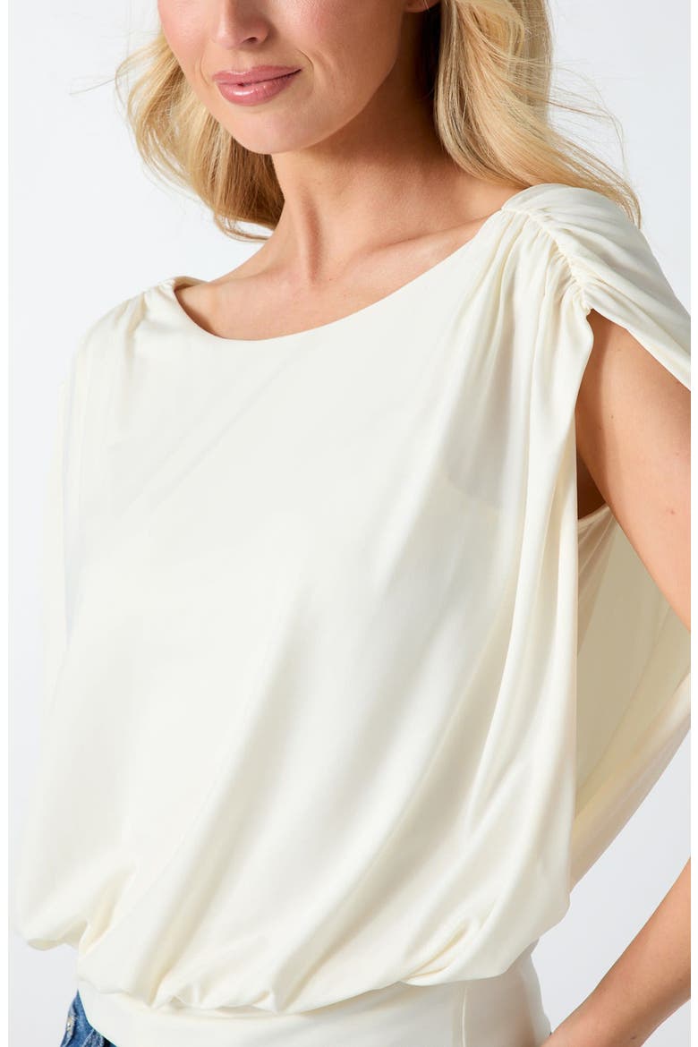 Aundrea Draped Knit Top, Alternate, color, NATURAL
