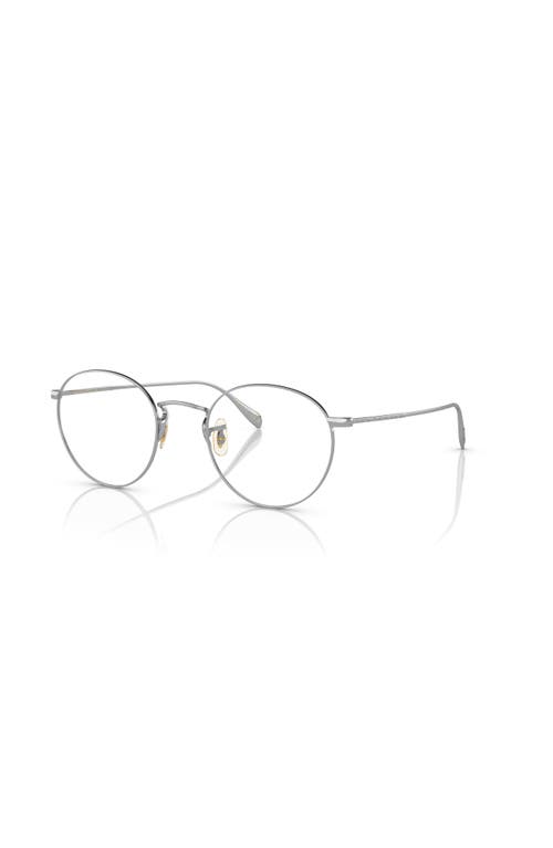 Oliver Peoples 47mm Phantos Optical Glasses In Metallic