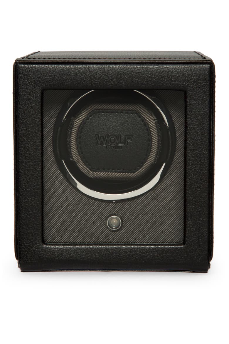 Cub Single Watch Winder, Main, color, BLACK