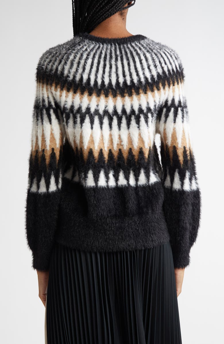 Reiss Indi Fuzzy Fair Isle Sweater, Alternate, color, 