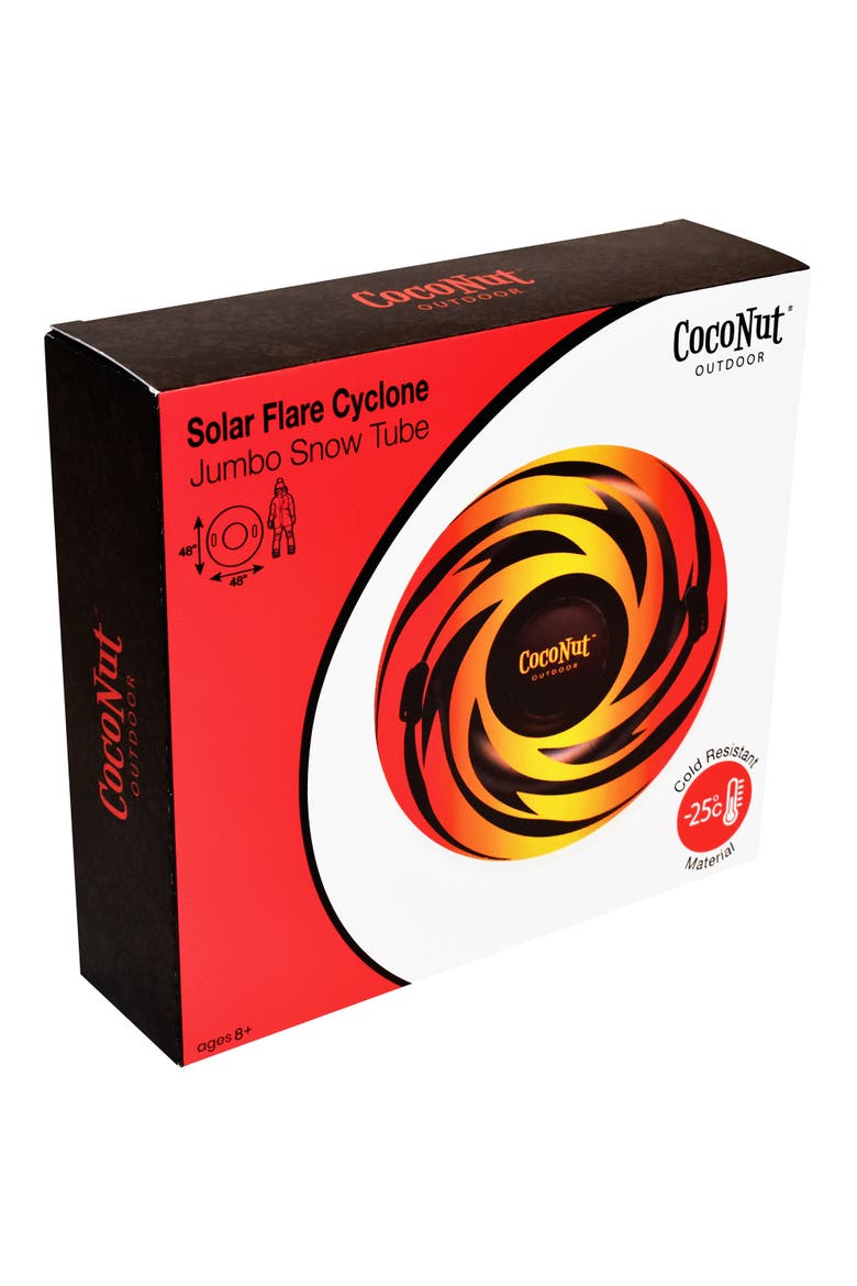 Solar Flare Cyclone, 48 Inch Jumbo Snow Tube, 200lb Cap, Kid  8+, Alternate, color, Multicolored
