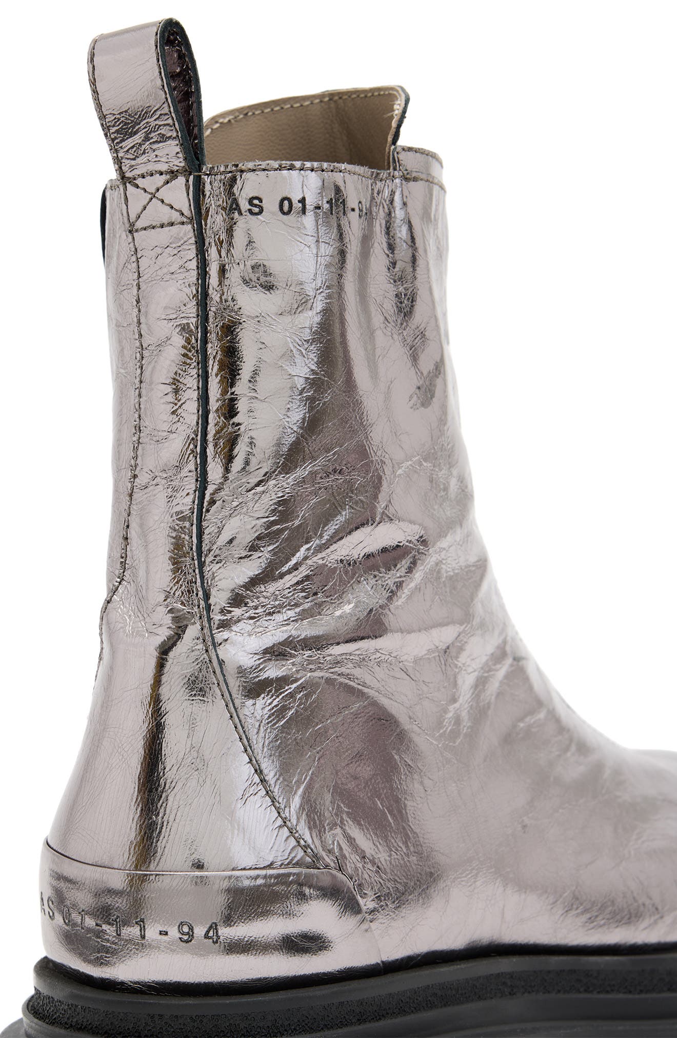 AllSaints Othello Lug Sole Bootie, Alternate, color, 