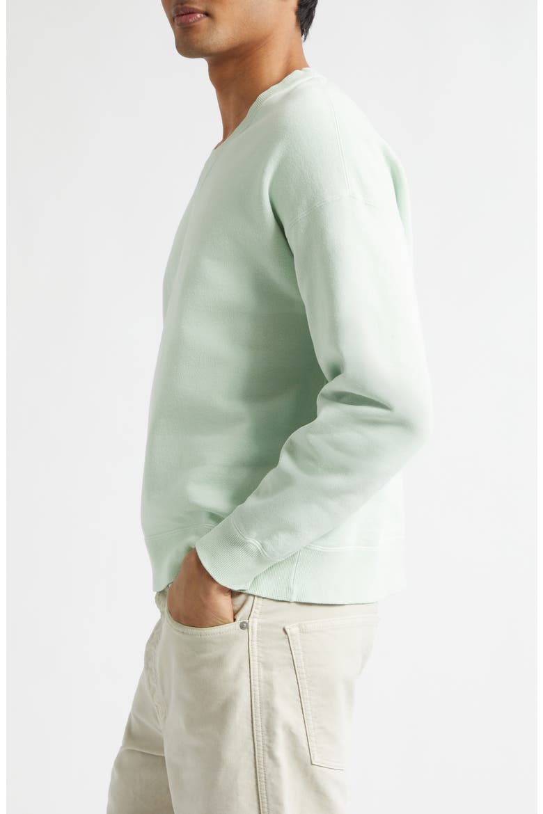 Jumbo French Terry Sweatshirt, Alternate, color, LIGHT GREEN