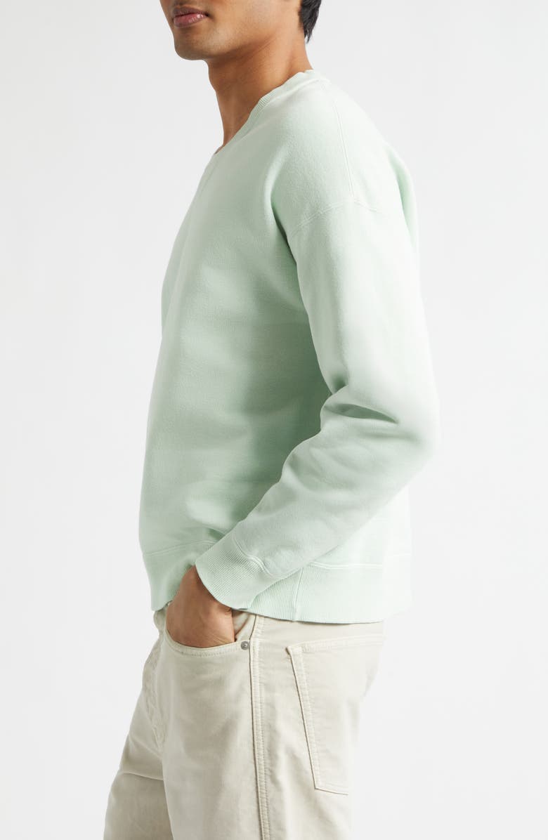 VISVIM Jumbo French Terry Sweatshirt, Alternate, color, Light Green