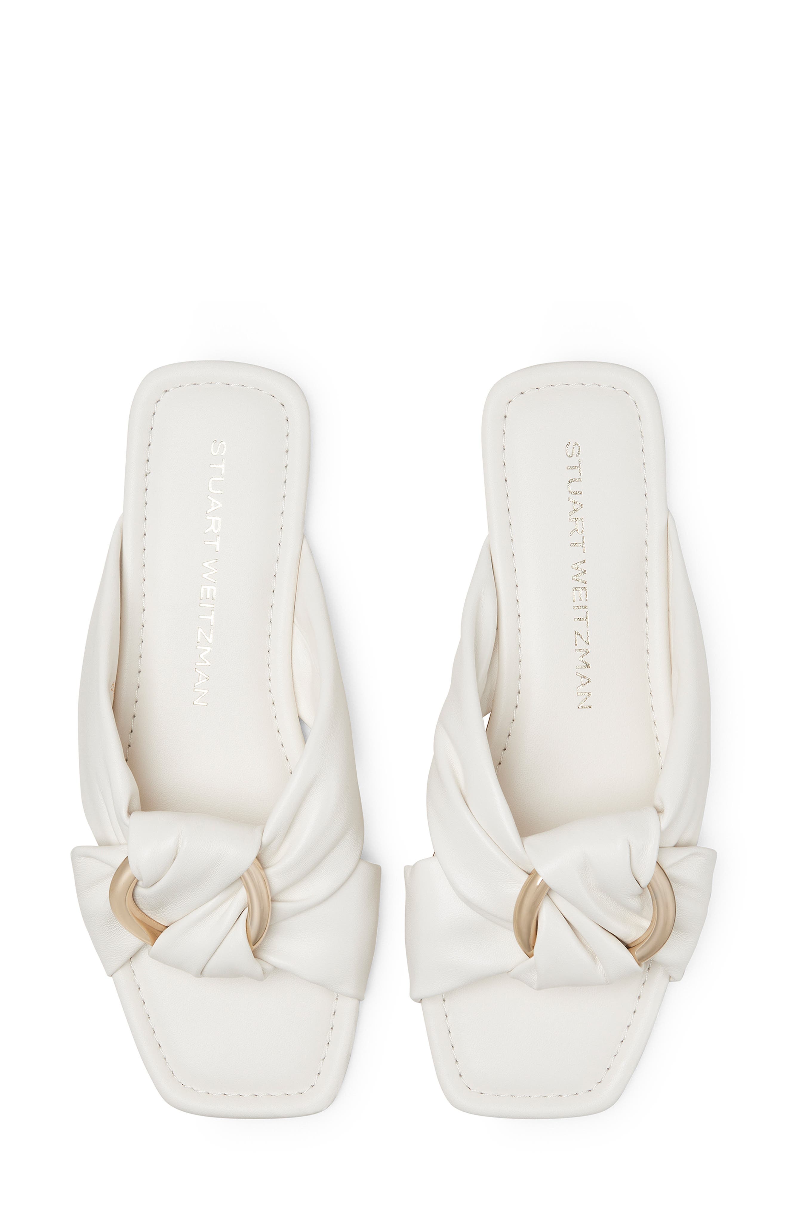 Stuart Weitzman Cece Slide Sandal, Alternate, color, Cream.