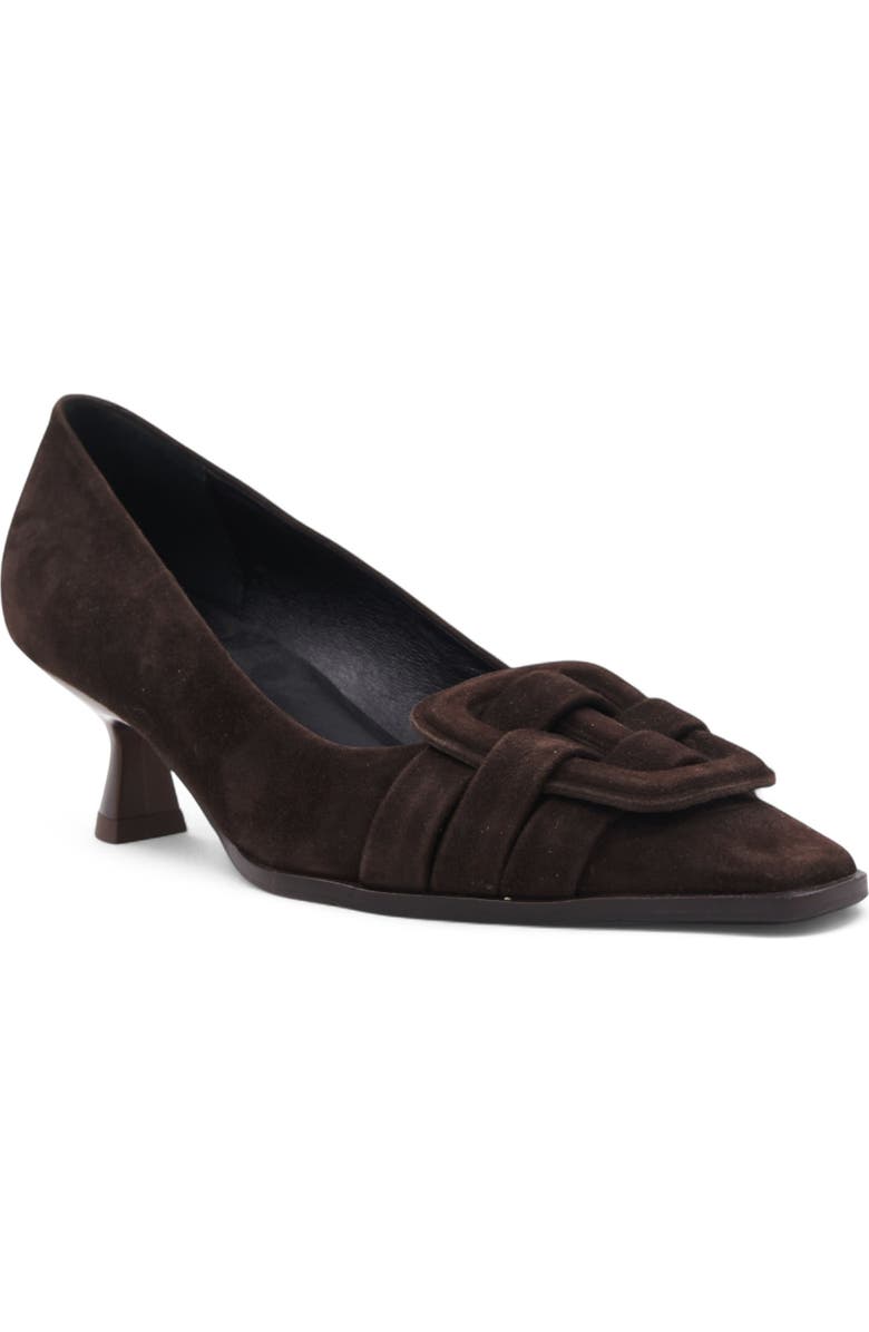 Aquatalia Aloha Pump, Main, color, Espresso Suede
