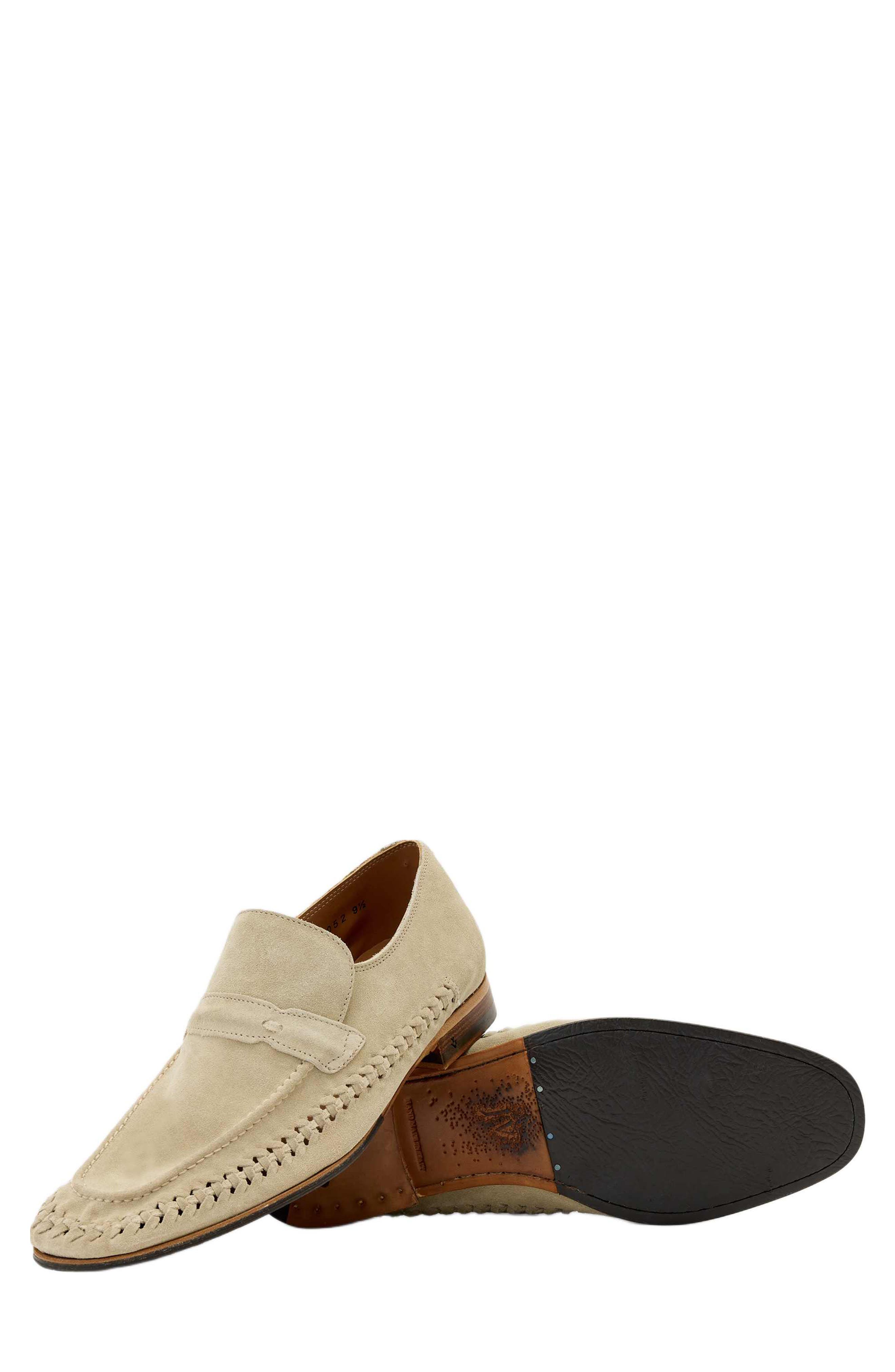 John Varvatos Merida Loafer, Alternate, color, Light Grey