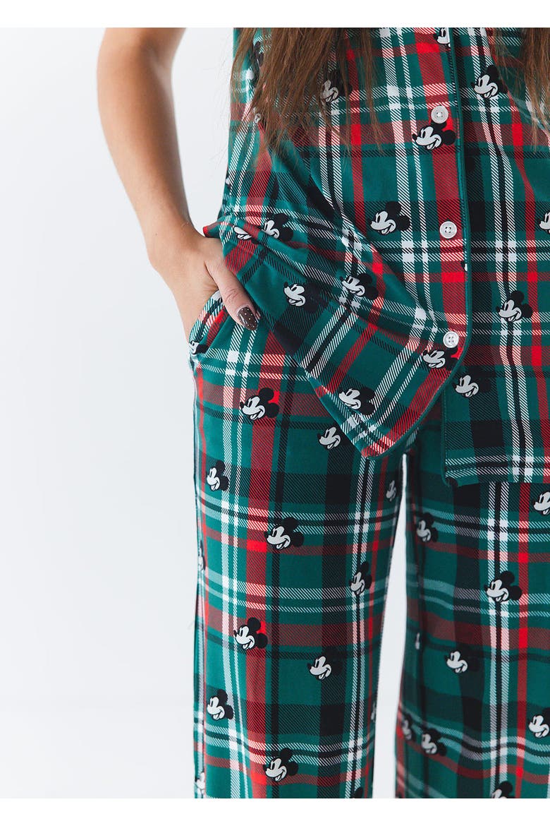 Women's Steamboat Willie Tartan Pajama Set, Alternate, color, Multicolor