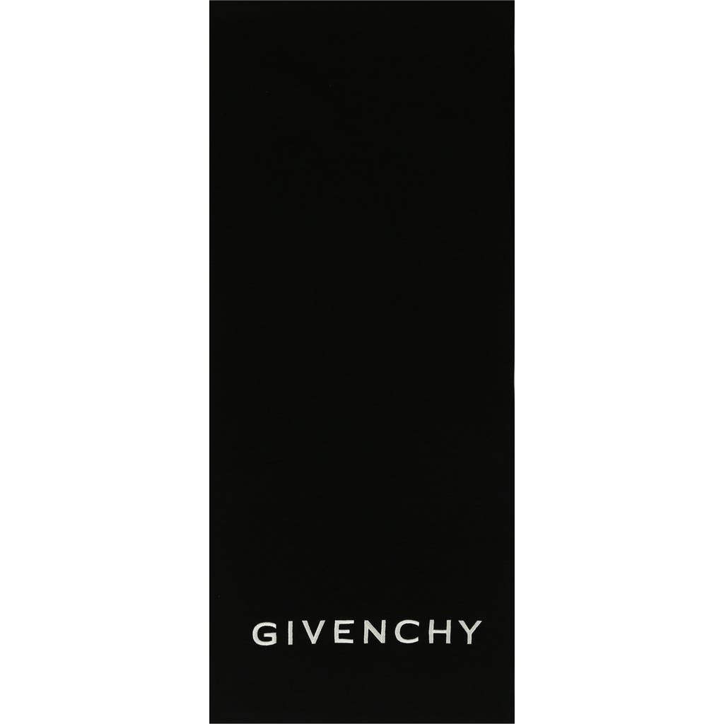 Givenchy 4g Wool Scarf In Black White