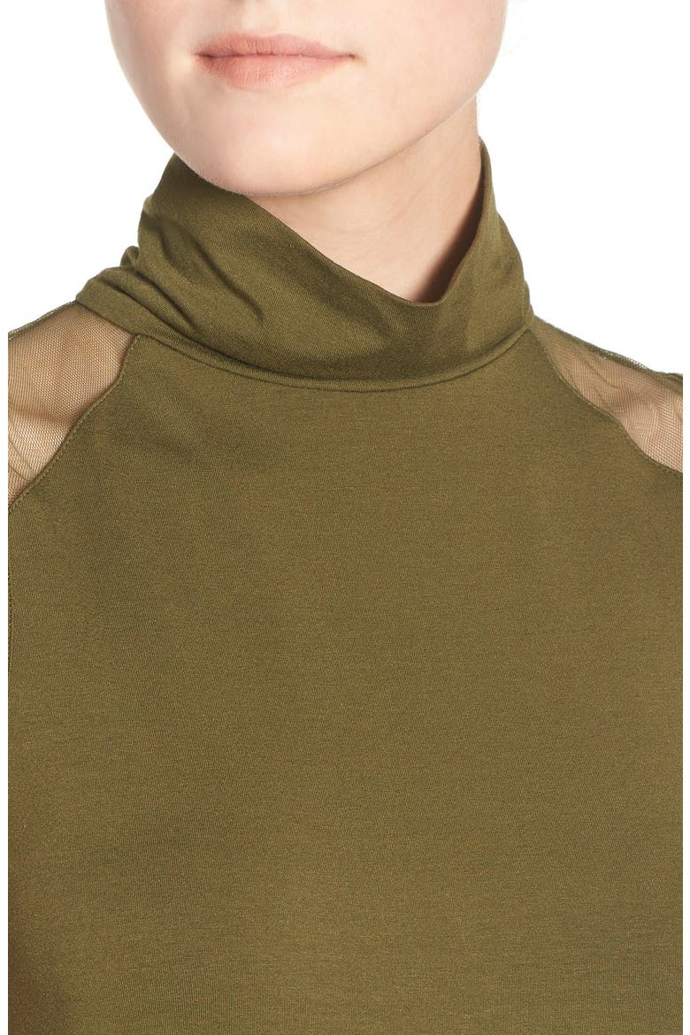 High Neck Tank, Alternate, color, OLIVE BRANCH