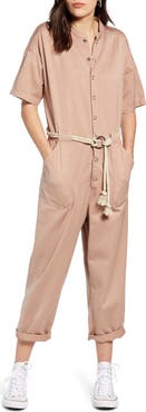 AG Emery Rope Tie Belt Cotton Jumpsuit