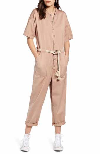 AG Emery Rope Tie Belt Cotton Jumpsuit