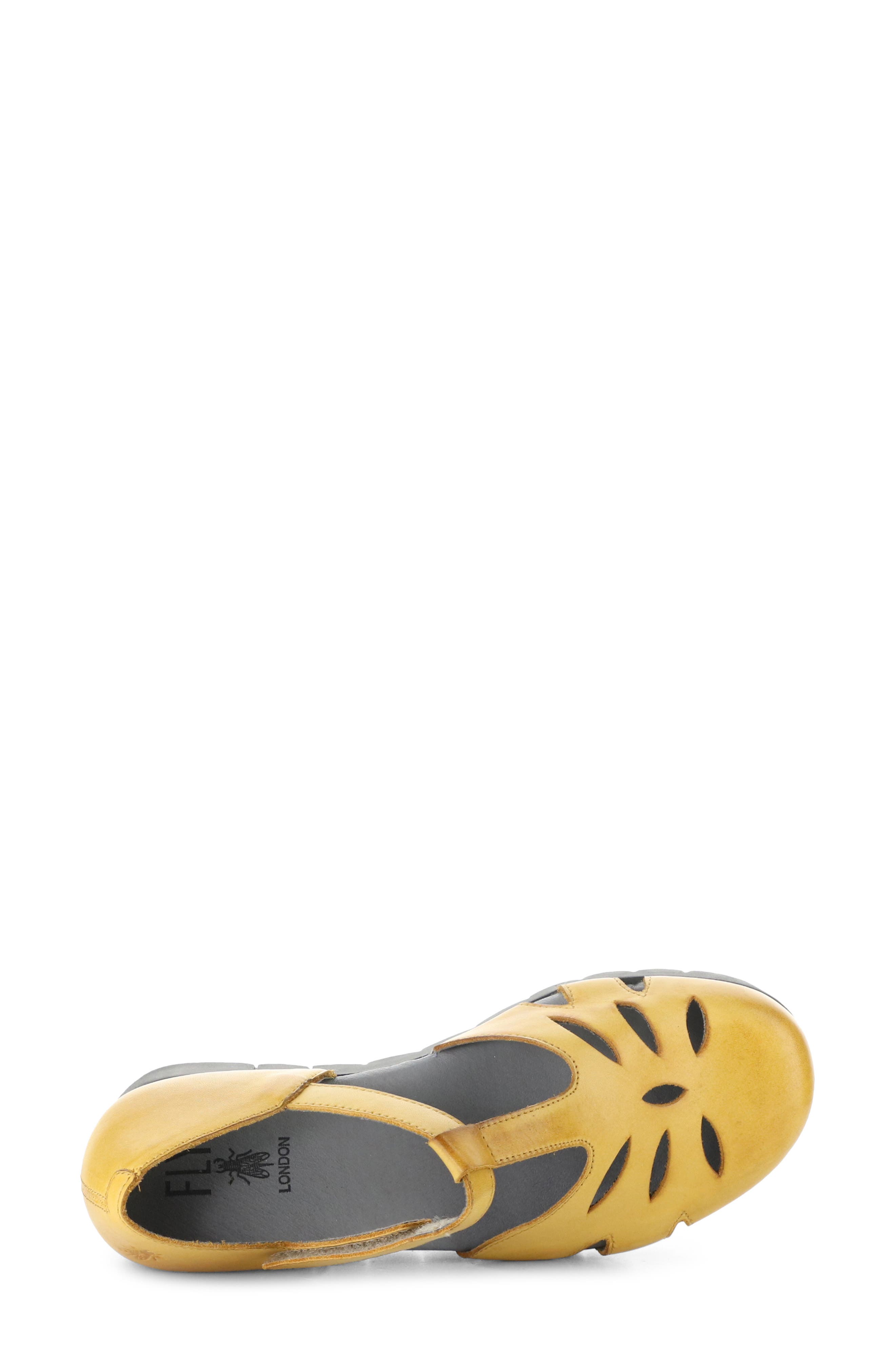 Velt Platform Wedge Fisherman Sandal, Alternate, color, MUSTARD