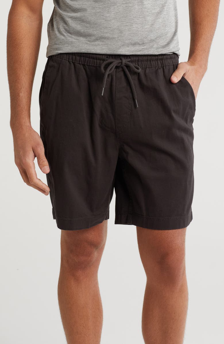 Volcom Road Trip Stretch Cotton Shorts, Main, color, 