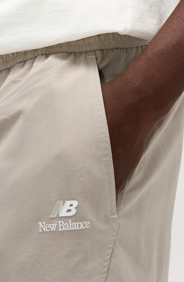 New Balance Made in USA Water Resistant Nylon Tech Pants, Alternate, color, Light Mushroom