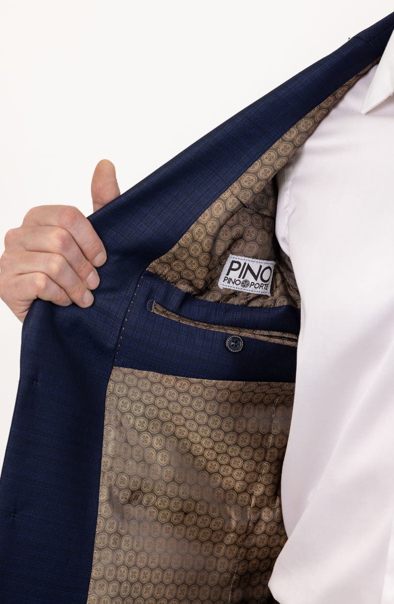 PINO BY PINOPORTE Mini Grid Wool Suit, Alternate, color,