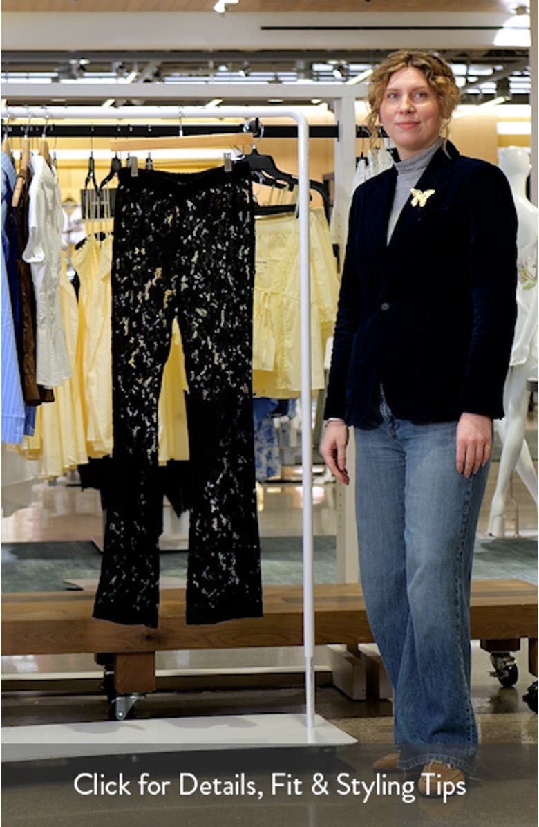 HIGH HEEL JUNGLE Jen Lace Flare Pants | Nordstrom