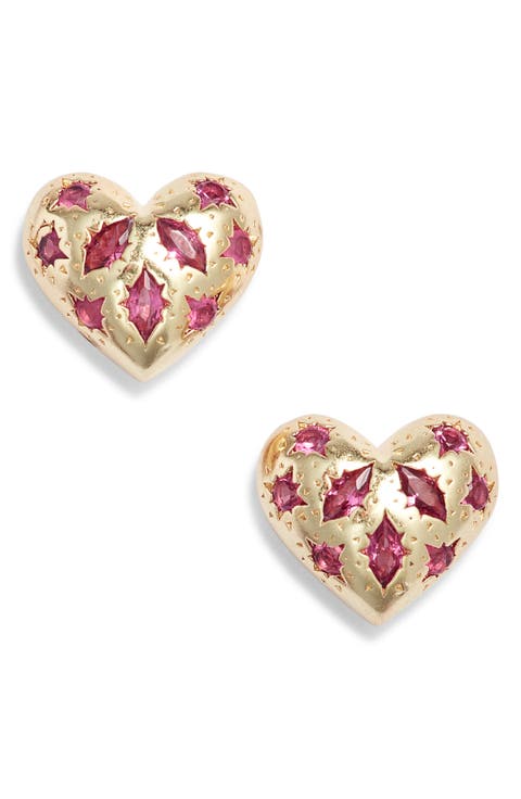 Holland Heart Stud Earrings