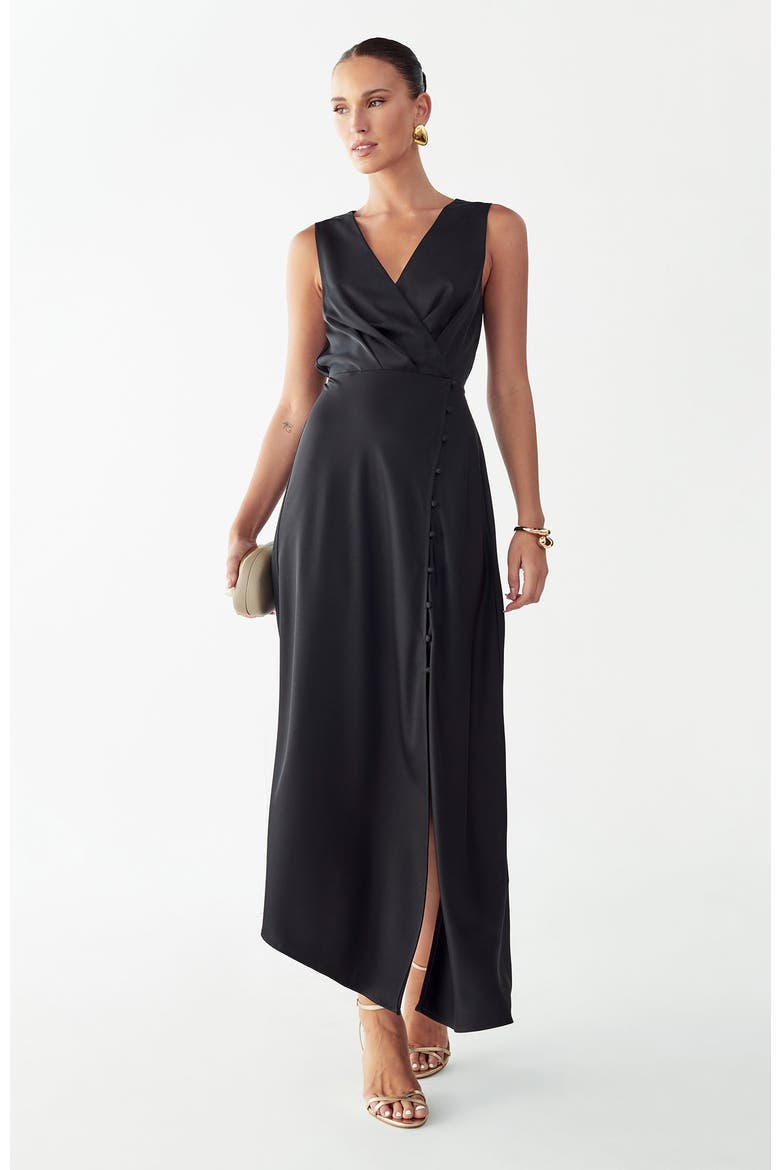 Esme Midi Dress, Alternate, color, Black