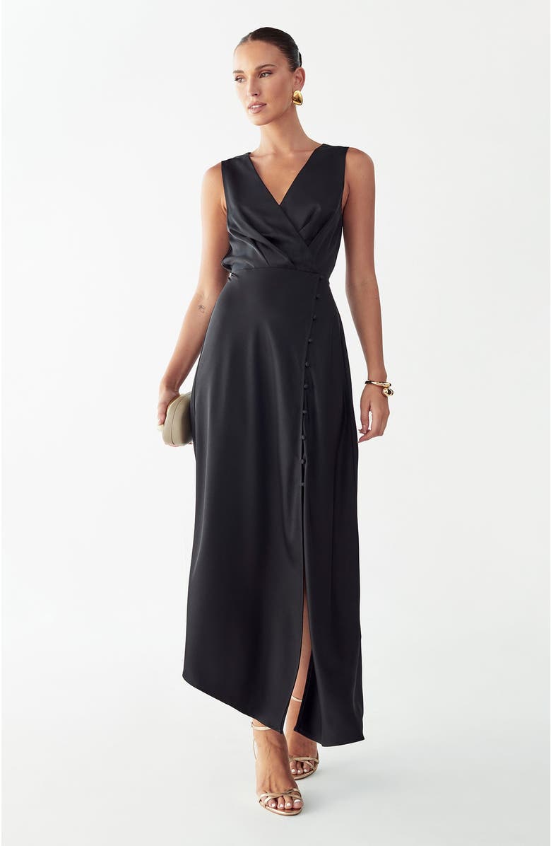 WILLA Esme Midi Dress, Alternate, color, Black