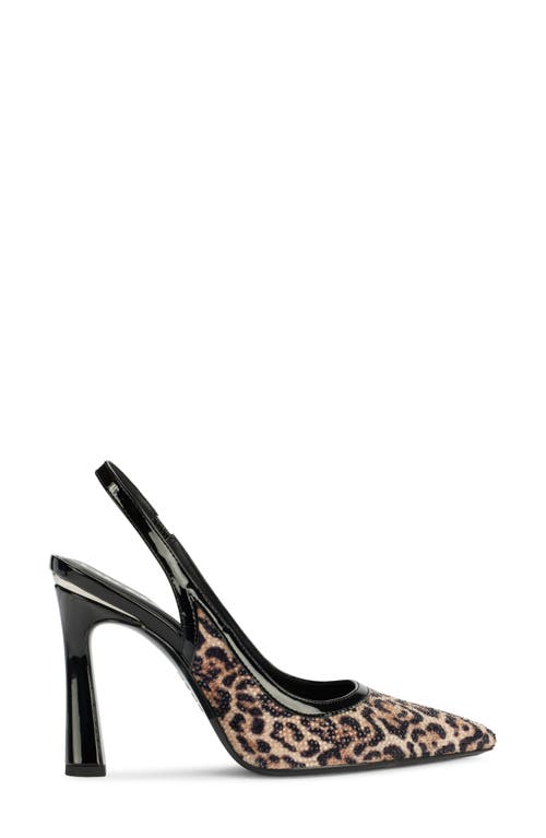 Dkny Cinette Slingback Pointed Toe Pump In Black