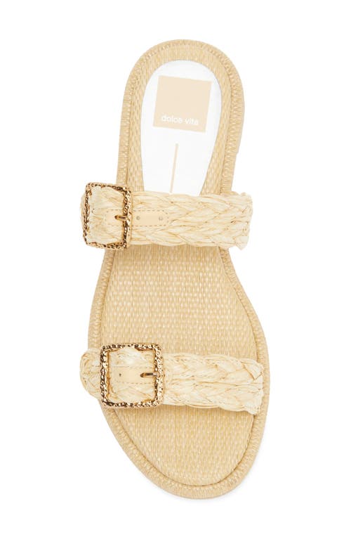 Dolce Vita Alaina Slide Sandal In Light Natural