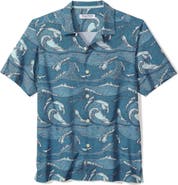Tommy Bahama Bahama Coast Wavescape Oasis IslandZone® Camp Shirt