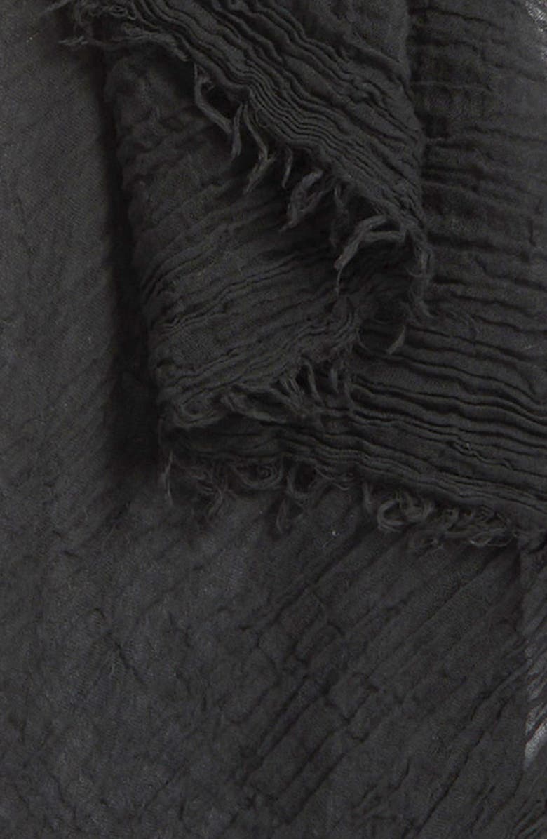 TOTEME Crinkled Gauze Scarf, Alternate, color,