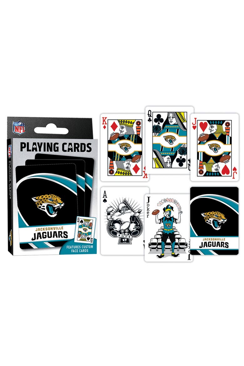 Jacksonville Jaguars Playing Cards, Alternate, color, Multicolor