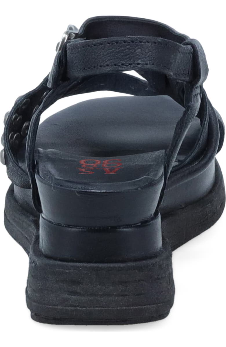 A.S.98 Lowman Platform Sandal, Alternate, color, Black