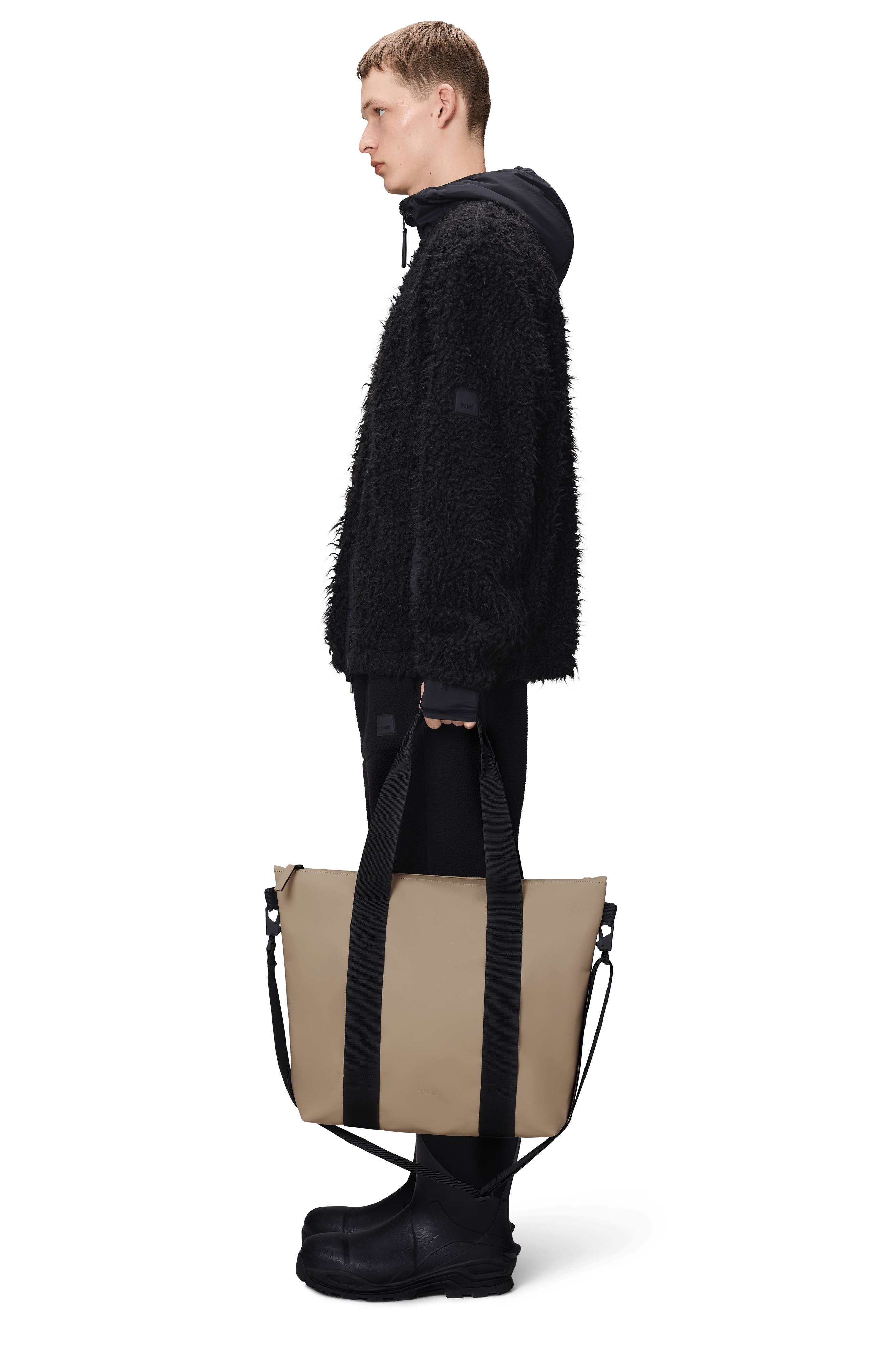 Rains Waterproof Mini Tote Bag, Alternate, color, Beige