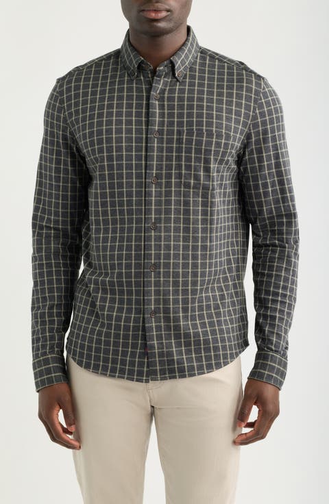 Coastline Knit Button-Down Shirt