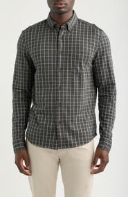 Faherty Coastline Knit Button-Down Shirt