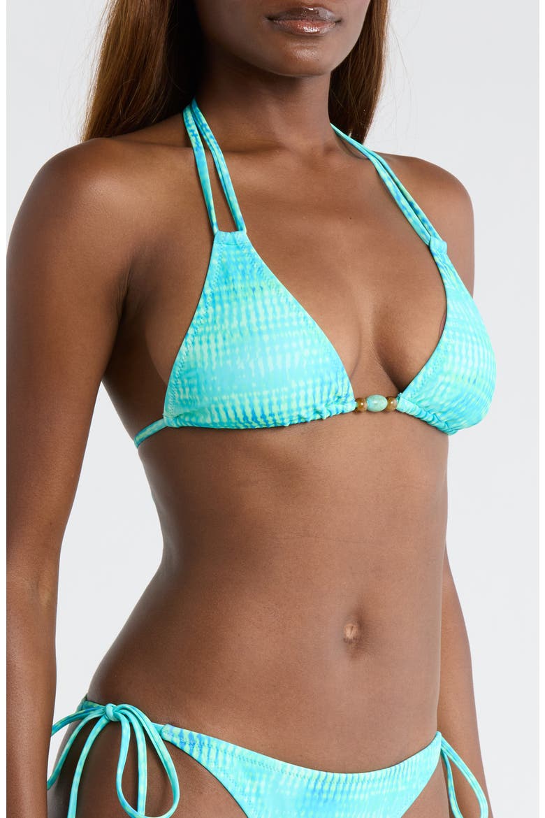 Halter Bikini Top, Alternate, color, SUMMER SEAS