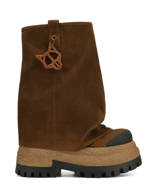 Naked Wolfe Disturb Canvas Toffee In Toffee-distress