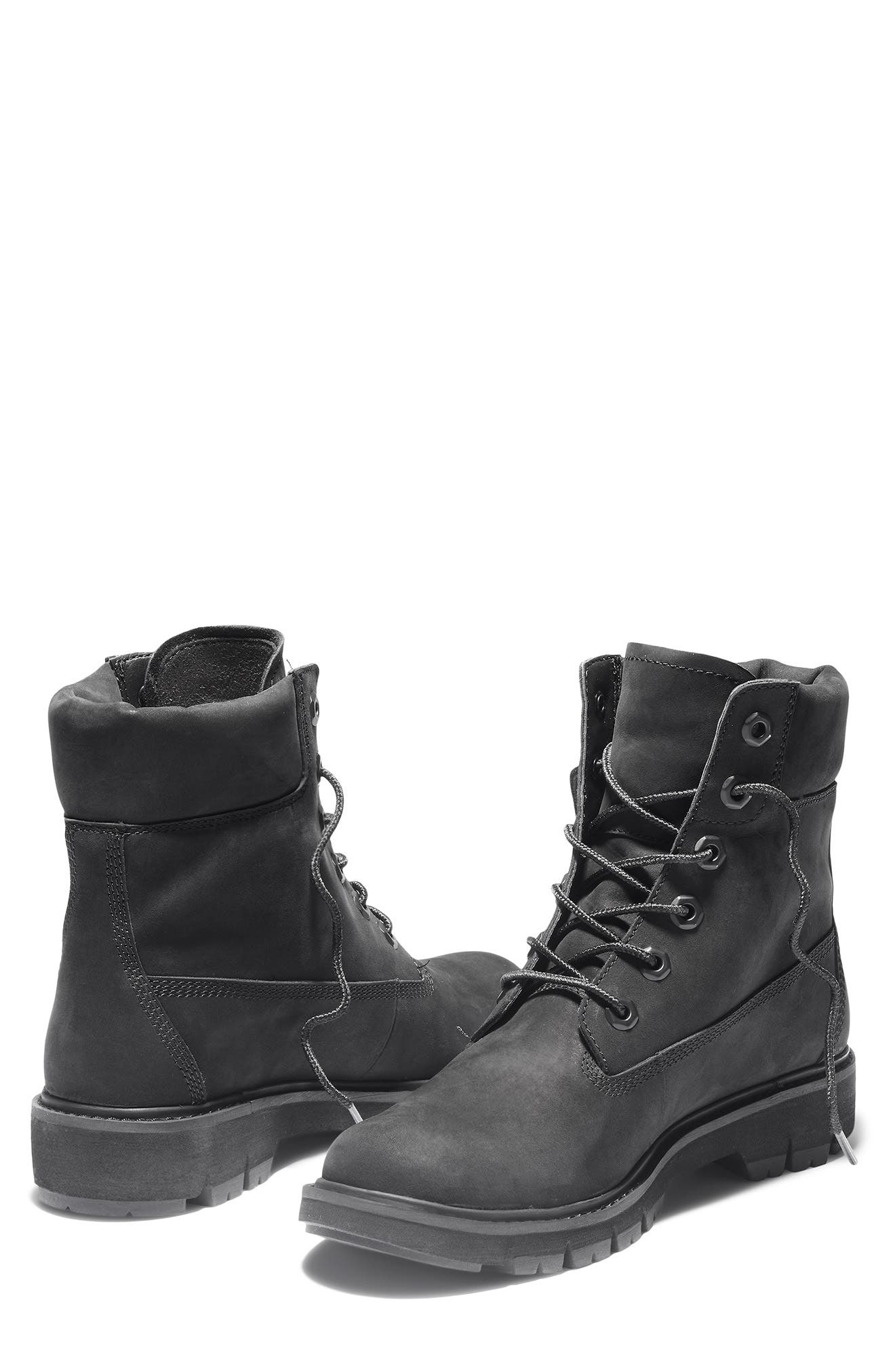 Timberland Lucia Leather Lug Sole Lace-Up Boot, Alternate, color, 