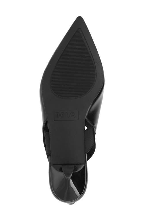 Mia Nicolette Slingback Pump In Black